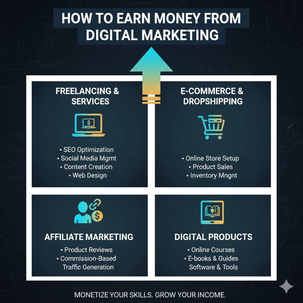 How to Earn Money from Digital Marketing