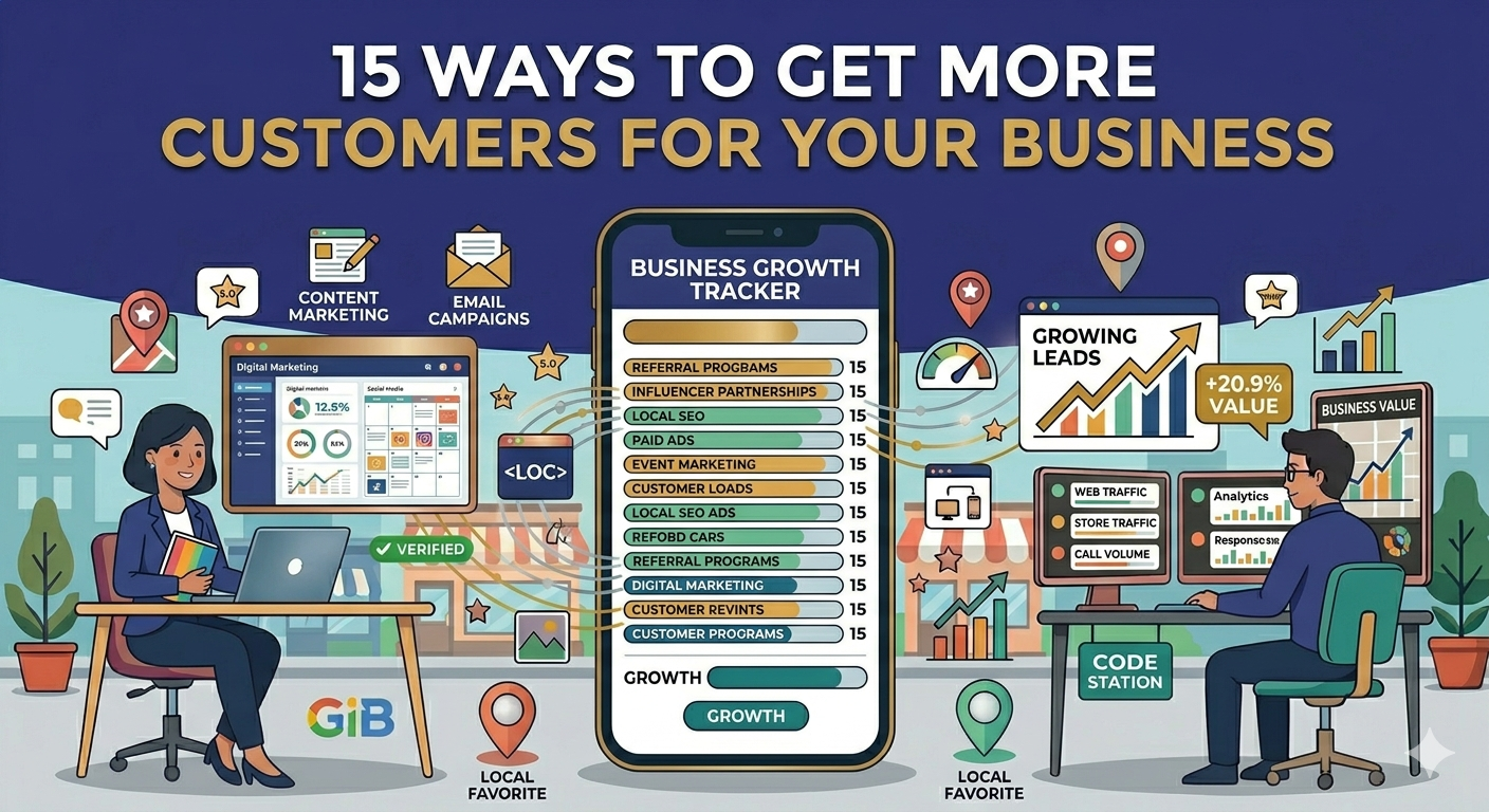 15 Ways to Get More Customers for Your Business