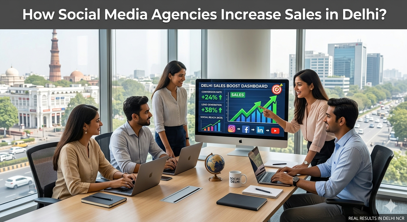 How Social Media Agencies Increase Sales in Delhi?