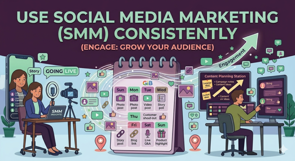  Use Social Media Marketing (SMM) Consistently