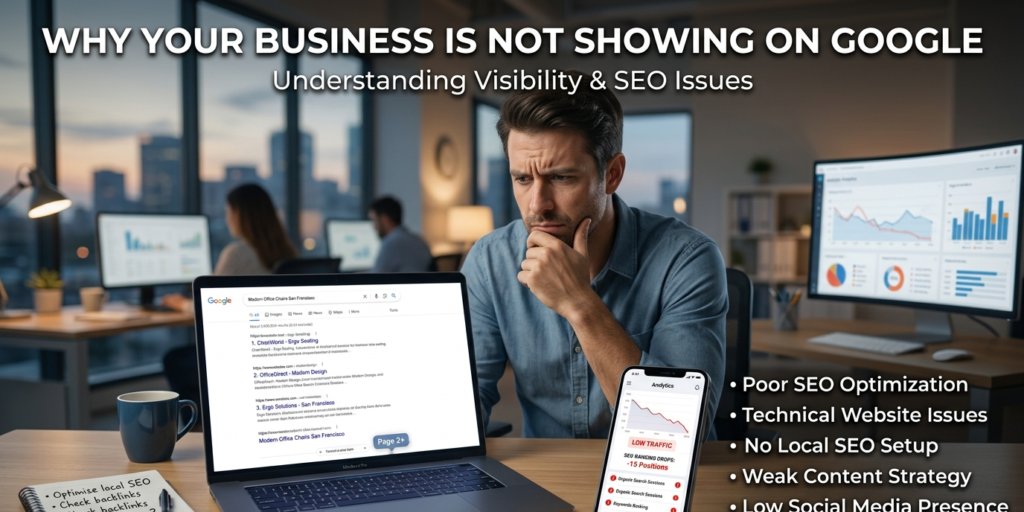 Common Reasons Your Business Is Not Showing on Google