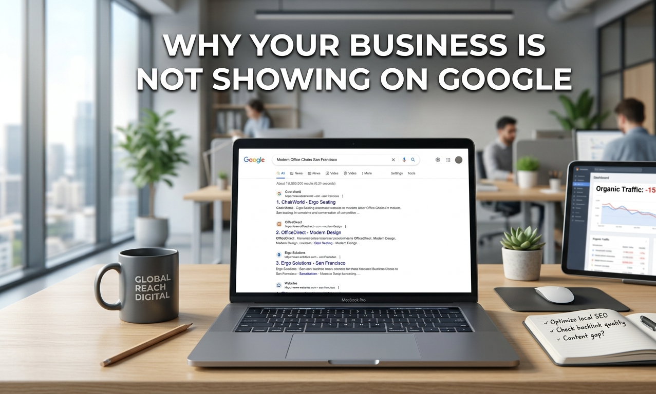 Why Your Business Is Not Showing on Google in Delhi?