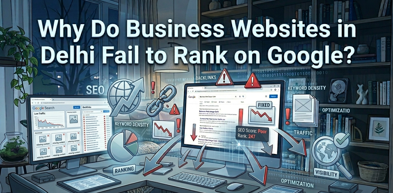 Why Do Business Websites in Delhi Fail to Rank on Google?