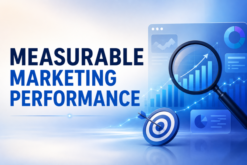 Measurable marketing performance dashboard