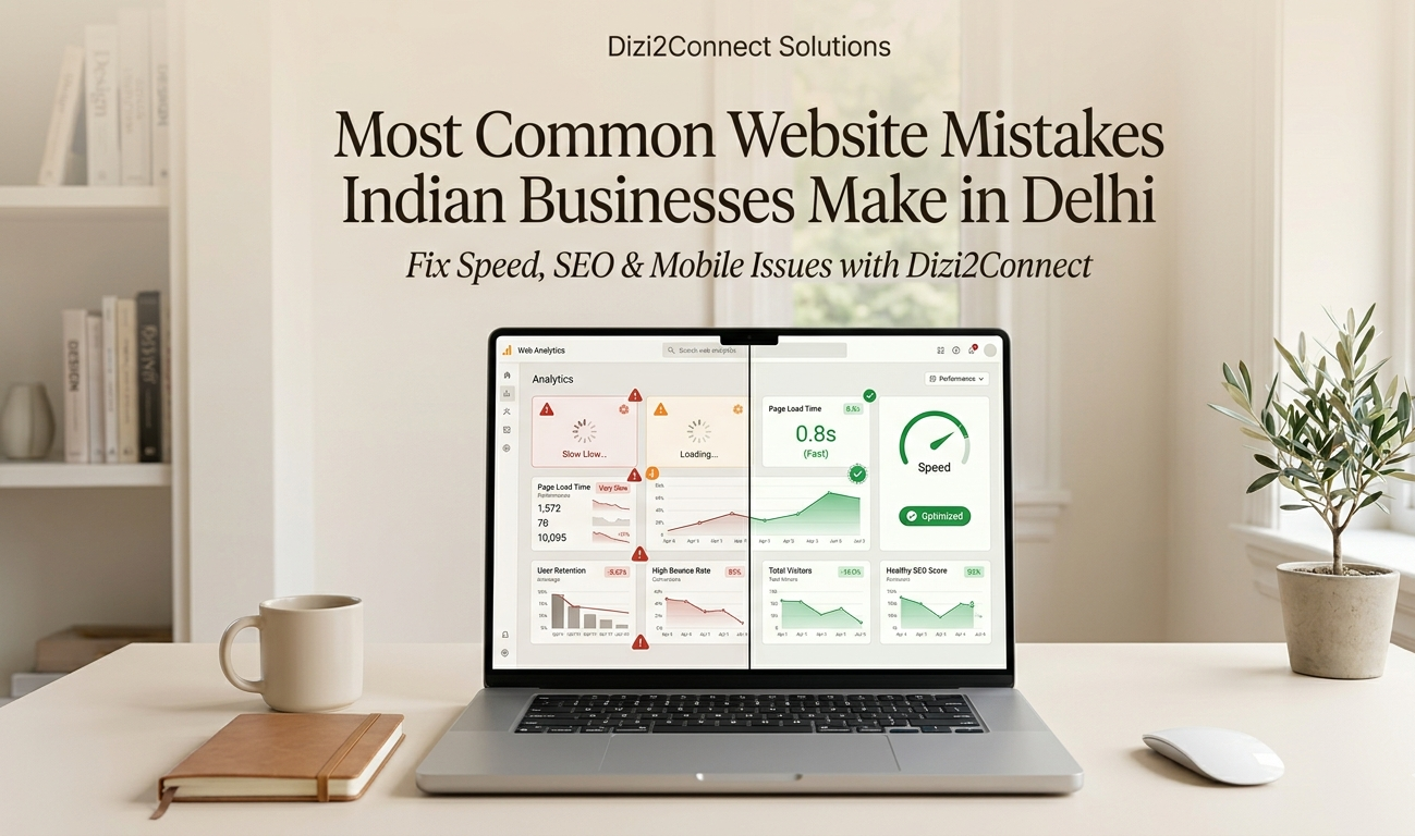 Most Common Website Mistakes Indian Businesses Make in Delhi