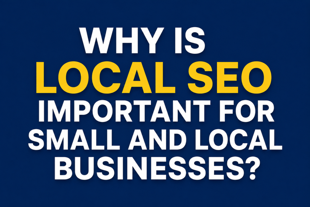 Local SEO for small businesses