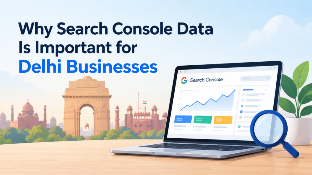 Search Console for Delhi businesses