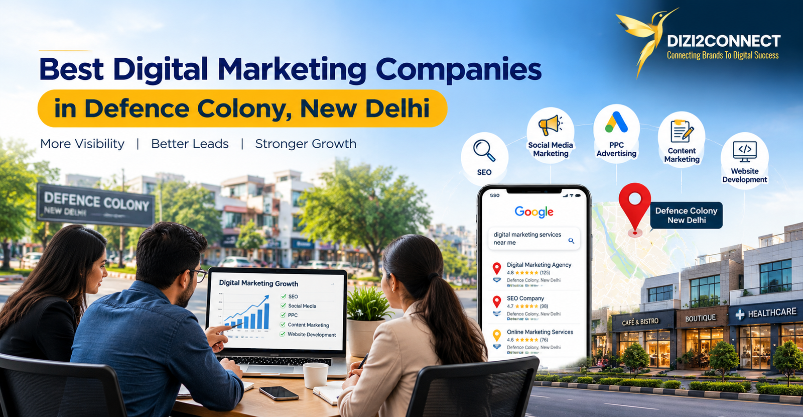 Digital marketing companies in Defence Colony