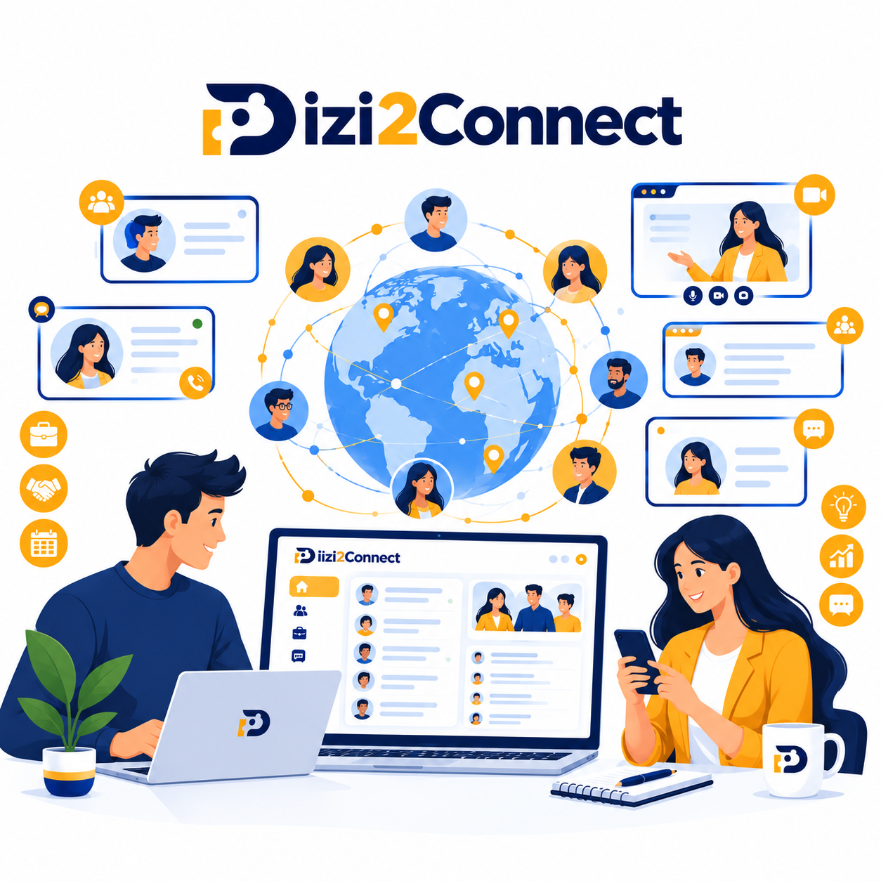 Dizi2Connect Global Collaboration Network